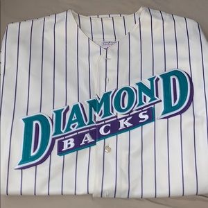 Retro throwback Diamond Backs Baseball Jersey